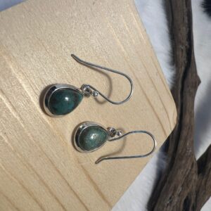 Turquoise Earrings set in 92.5 sterling silver